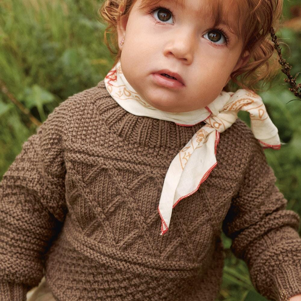 Guernsey Sweater Baby | Sandnes Garn|  Tangled Yarn UK 