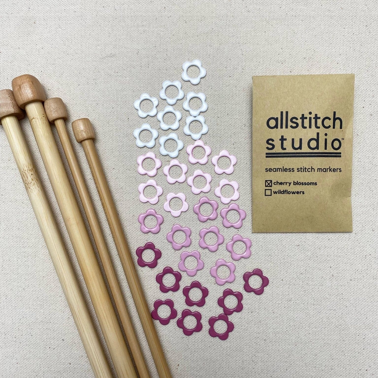 Allstitch Studio Large Flower Stitch Markers