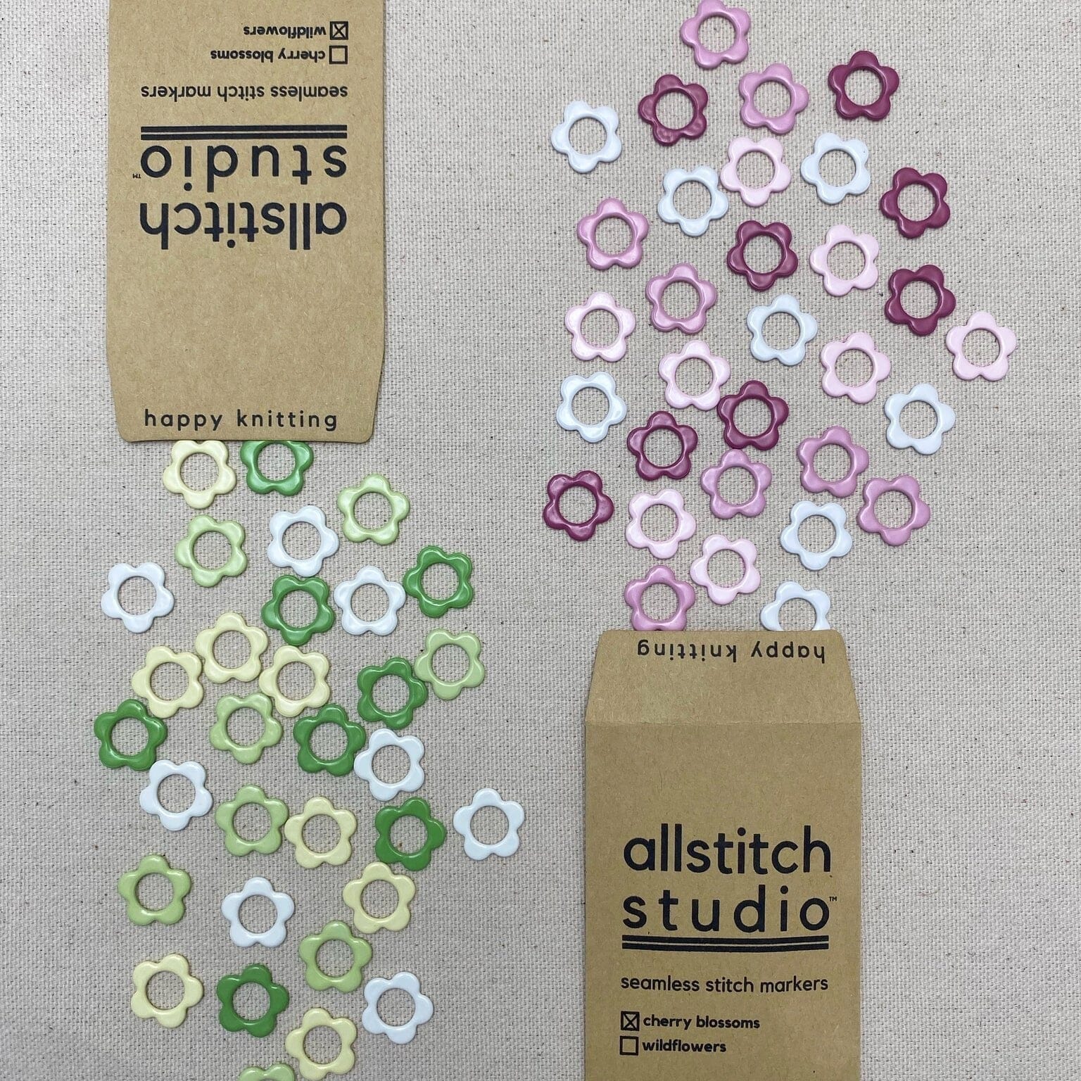 Allstitch Studio Large Flower Stitch Markers