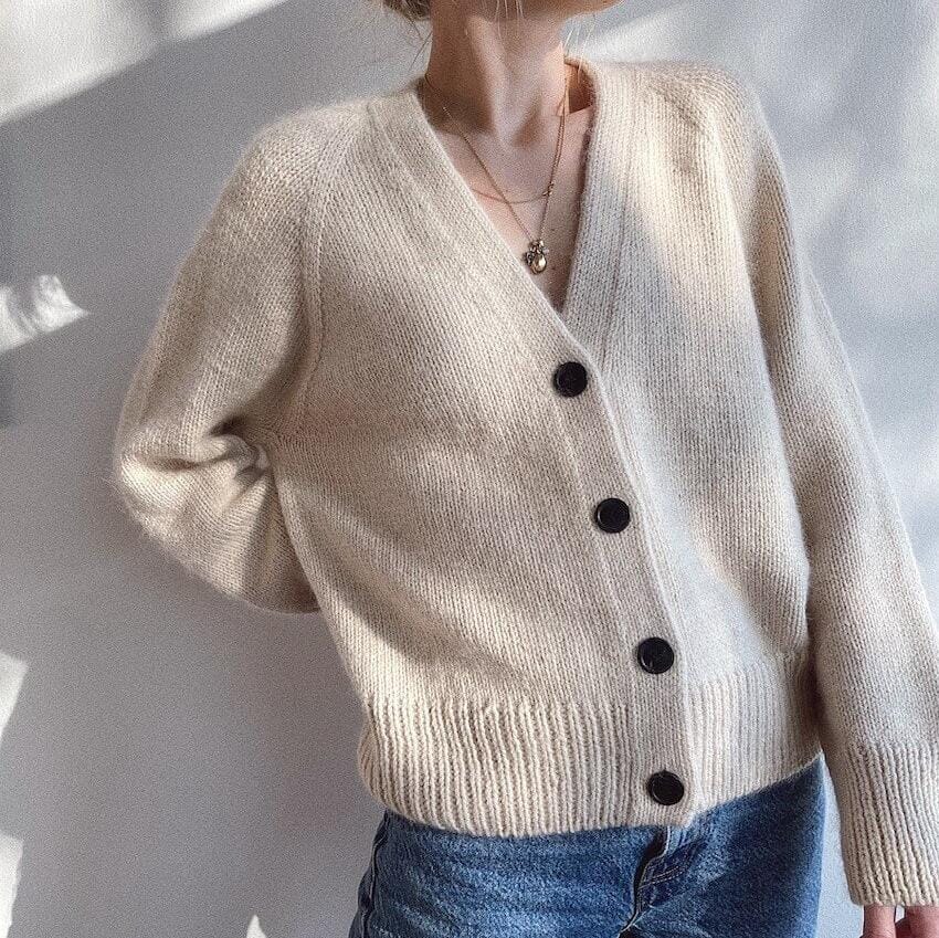 PetiteKnit | Champagne Cardigan | Tangled Yarn UK