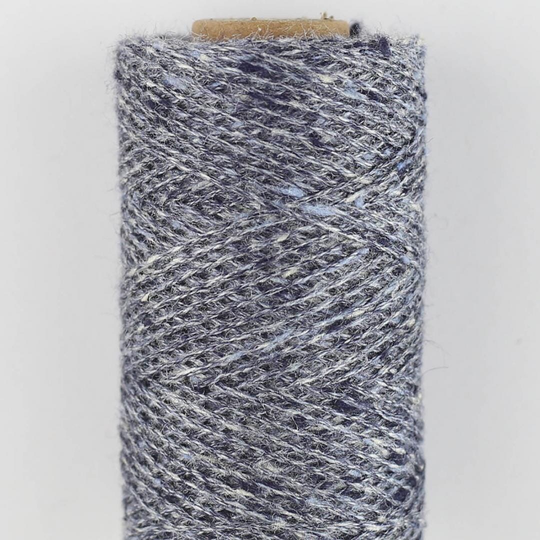 BC Garn Tussah Tweed Grey Blue Mix