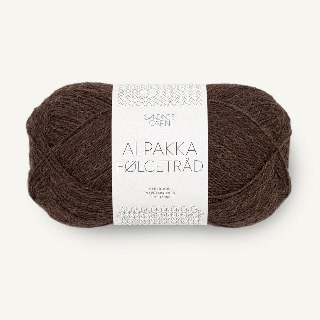 Alpakka Følgetråd | Sandnes Garn | Cacao Nibs (3091)