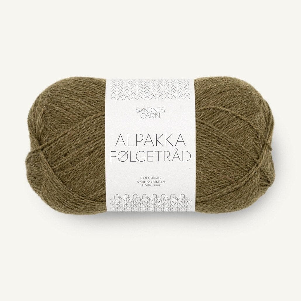 Alpakka Følgetråd | Sandnes Garn | Dark Olive (9873)